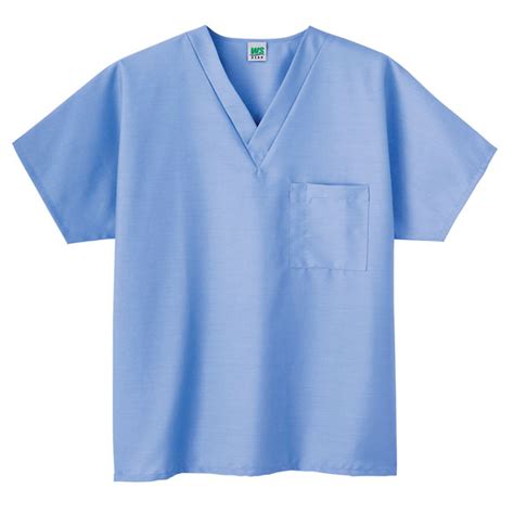 Meta Unisex Scrub V Neck Top Ceil Light Blue Large From Cole Parmer