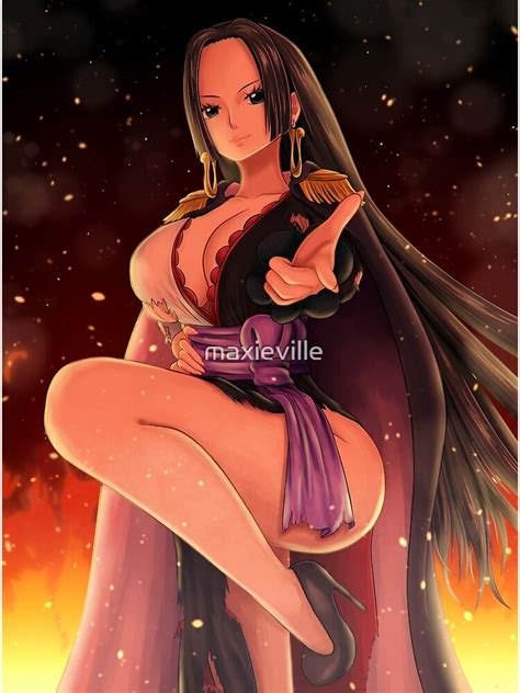 Boa Hancock One Piece Poster For Sale By Maxieville Redbubble
