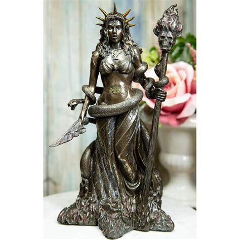 Trinx Ebros Greek Goddess White Witch Sorceress Hecate Figurine In
