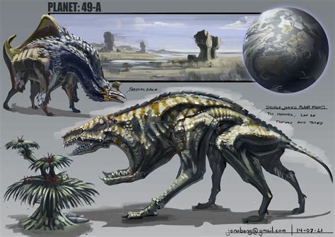 Spaceexploration Alien Planet 49 A Page 1