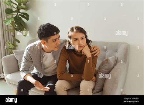 Wife Comforting Husband Hi Res Stock Photography And Images Alamy