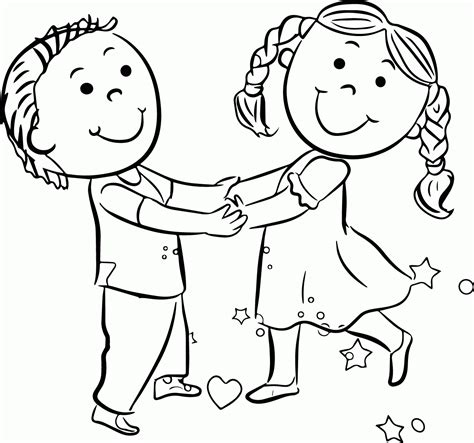 Coloring Page Of A Child Coloring Home