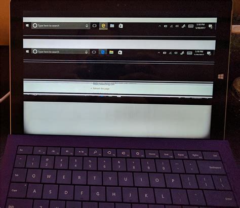 Surface Pro Screen Vertical Lines And Flickering Microsoft Community