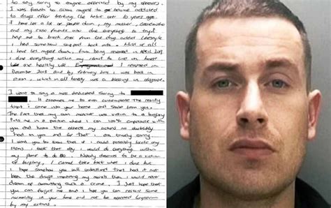 Justin Lawler Serial Burglar Pens Remorseful Letter To Victims Metro