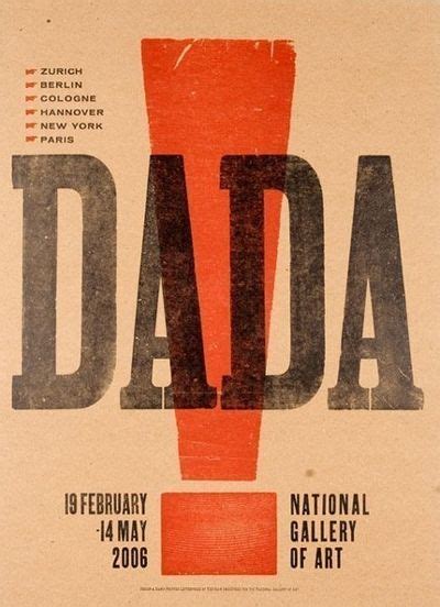 Dada Graphic Design Art Design Pinterest Print
