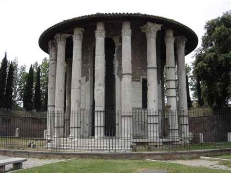 los templos del foro boarium sobre roma