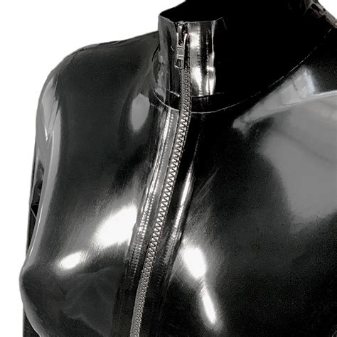 Couture Latex Front Zip Catsuit Atsuko Kudo