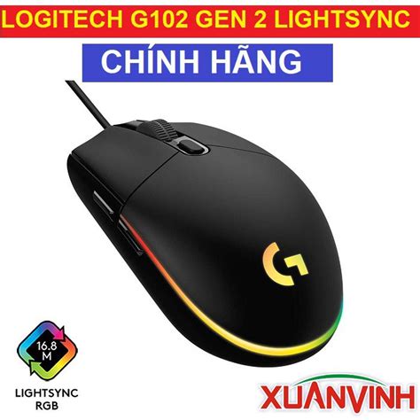 Chuột Gaming Logitech G102 Gen 2 Lightsync Đen New 100 Chính Hãng 20