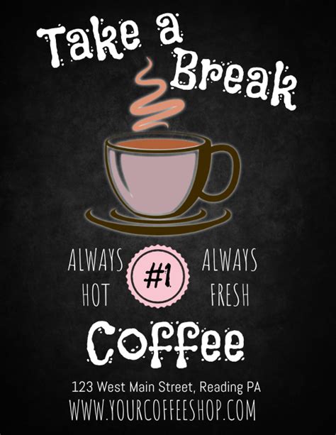 Coffee Shop Template Postermywall