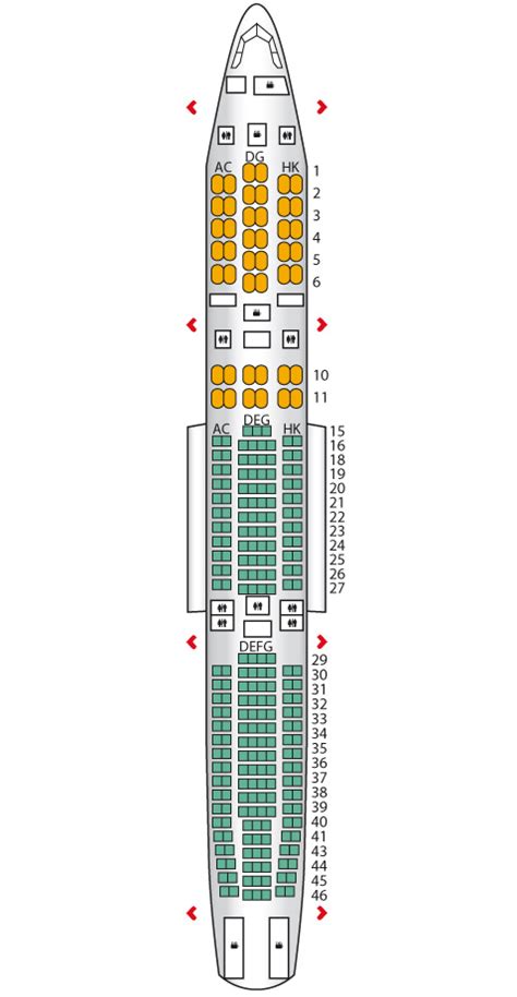 Alitalia Seating Chart Airbus A330