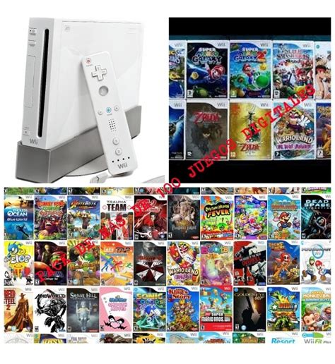 Pack Juegos Nintendo Wii De 100 Juegos 150000 En Mercado Libre