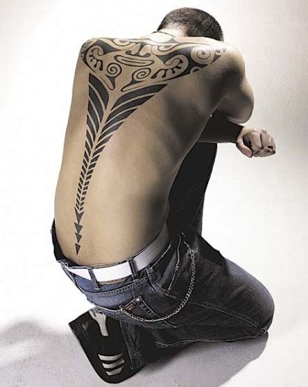 tobiask1991 polynesisches rücken tattoo tattoos von tattoo bewertung de
