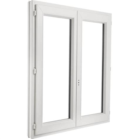 Fenêtre PVC 2 vantaux H95xL120 | Bricoman