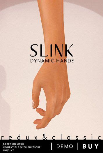 Second Life Marketplace Slink Dynamic Hands Female
