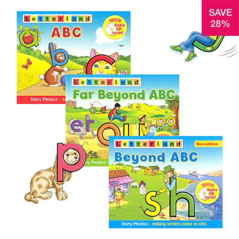 28 Off On Learning Abc Book Set With Cd