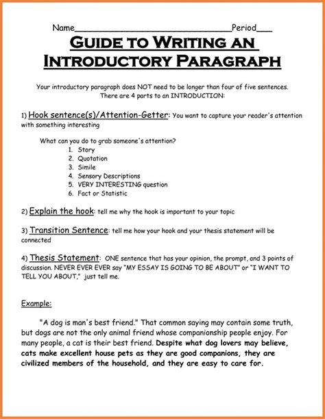 Image Result For Introductory Paragraph Template Introductory Paragraph Academic Writing