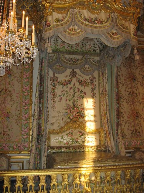 The headboard alone is functional with a metal bed frame. Marie Antoinette's: Versailles: a Bedroom of style