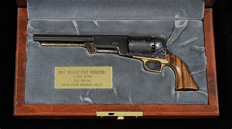 Lot Cased Miniature 1847 Walker Colt Revolver Produced By The United