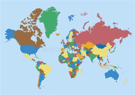 World Map Blank Stock Illustration Illustration Of Globe 55826034