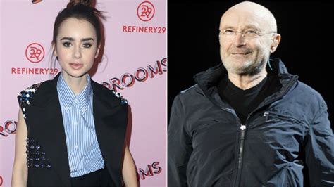 Lily Collins Wishes Father Phil Happy Birthday See The Sweet