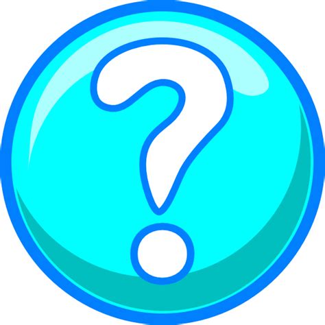 Free Blue Question Mark Transparent Download Free Blue Question Mark