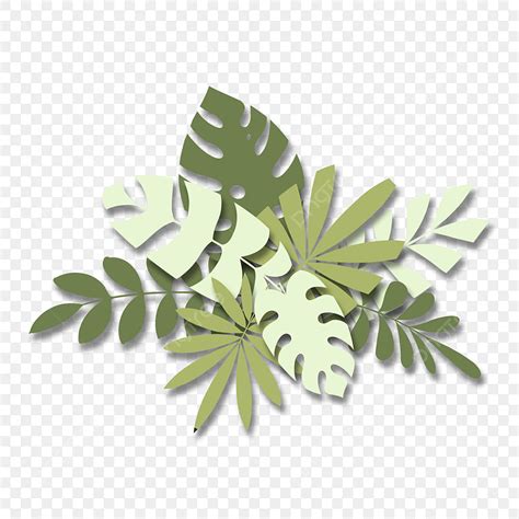 Paper Cut Styles Png Picture Paper Cut Style Multiple Leaf
