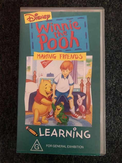 Winnie The Pooh Making Friends Vhs 1996 Pal Retro Unit