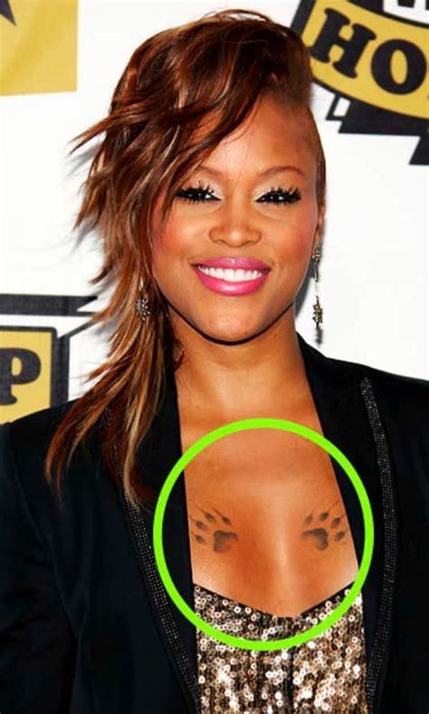 EVE First Lady Of Rap TATTOO PICS PHOTOS OF HER TATTOOS
