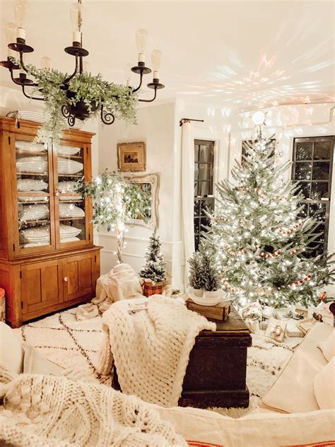 Vintage Rustic Farmhouse Cozy Christmas Christmas Decorations Living