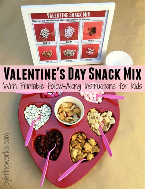 Kids Build Your Own Valentines Day Snack Mix Joy In The Works