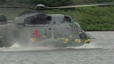 Prince William Lands Helicopter On Water During Canadian Visit Bbc News