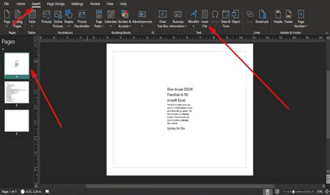 How To Insert Text From Word File Into A Publisher Publication
