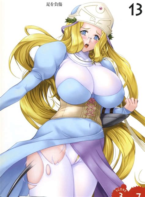 zundarepon gainos priestess melpha melpha queen s blade highres 00s blonde hair blue eyes