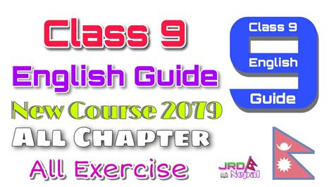 Class 9 English Guide 2079 New Course All Exercise English Notes