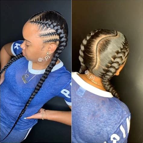 37 Best Two Braids Hairstyle Black Girl Ideas 26 Ideas Pin By Mary