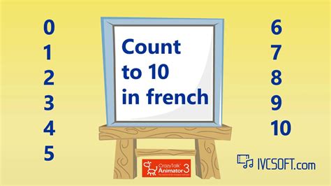 Count To Ten In French Youtube