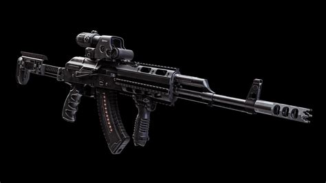 Wallpaper Id Weapon Weapons Rendering Ak Akm Kalashnikov P Gun