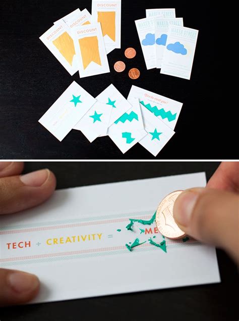 This diy scratch off project is super easy to make. How to Make Scratch-Off Business Cards (+ Free Printables!)