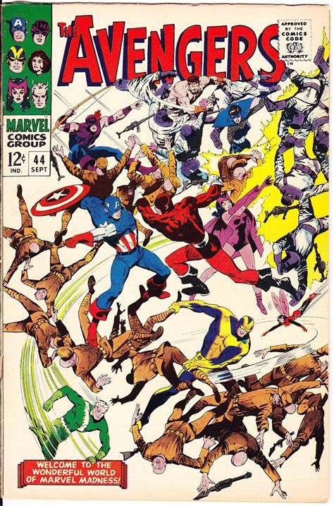 Avengers Vol Comic Silver Age Books Marvel Comics Vf Avengers Comics