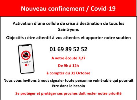 Le nouveau calendrier scolaire face à la troisième vague. Nouveau Confinement - Mairie de Saintry sur Seine