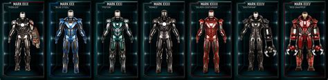 This includes all armors including iron patriot and war machine. All 42 Iron Man movie armors | OAFE - Blog