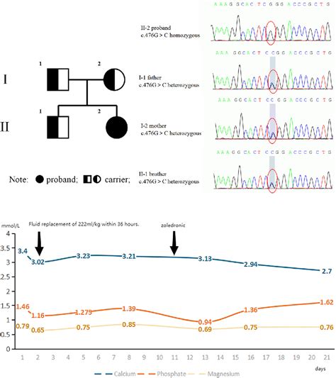 Figure 1 From Successful Treatment Of Hypercalcemia In A Chinese Patient With A Novel Homozygous