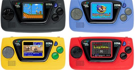 Segas Game Gear Micro Is Four 50 Consoles With Four Games Each The