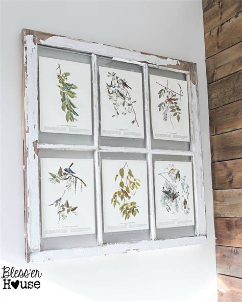 Tell a story with your photos and turn your blank wall into a work of art. Spring Inspired Window Wall Decor - Bless'er House