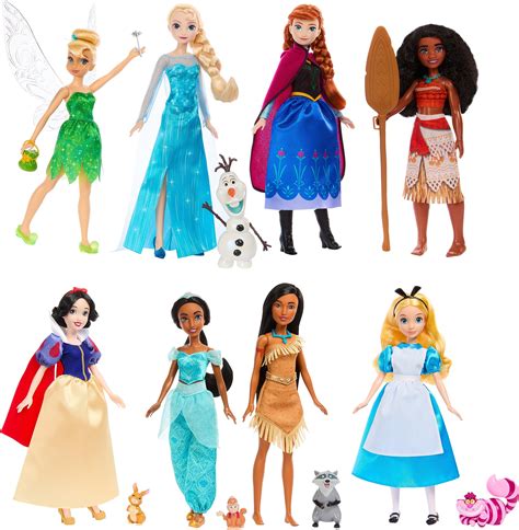Buy Mattel Disney Toys Fashion Doll 8-Pack with Accessories to
