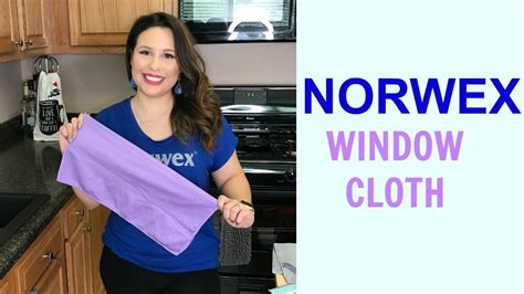 Tips on how to wash and care for your norwex microfiber cloths to maximize their lifespan, saving you time and money. Norwex Window Cloth - YouTube