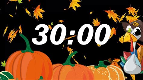 30 minute new thanksgiving and turkey timer youtube