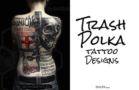 Trash Polka Tattoo Designs Skull Nice Neeley Thiscrund