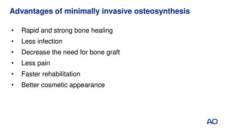 Minimally Invasive Osteosynthesis—minimizing Surgical Footprints Ppt