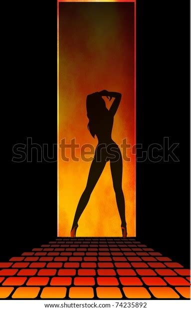Sexy Women Dances Striptease Stock Illustration 74235892 Shutterstock